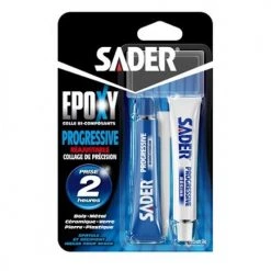 Colle bi-composante Sader Epoxy progressive