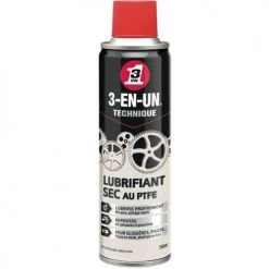 Lubrifiant Sec au PTFE WD-40 3 en 1 technique 250 ml