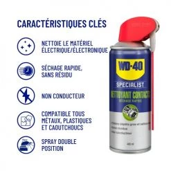 Nettoyant contact WD-40 Specialist® séchage rapide -Nettoyant Soldes AFD 140942