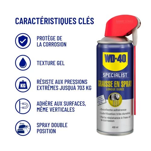Graisse en spray WD-40 Specialist® longue durée 5 Graisse en spray WD-40 Specialist® longue durée – Image 3