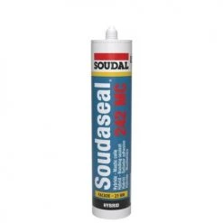 Mastic colle Soudal Soudaseal 242MC noir 290 ml