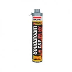 Mousse PU pistolable Soudal coupe-feu Soudafoam FR Click & Fix