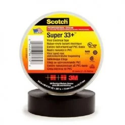 Ruban adhésif 3M électricien noir 19 mm x 20 m - 80021