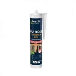 Colle polyuréthane Bostik PU bois extérieur gel
