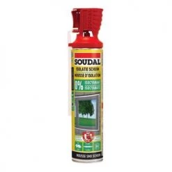 Mousse d'isolation 0% Soudal PU manuelle GENIUS GUN