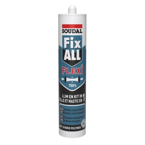 Mastic colle polymère hybride Soudal Fix All Flexi 3 Mastic colle polymère hybride Soudal Fix All Flexi