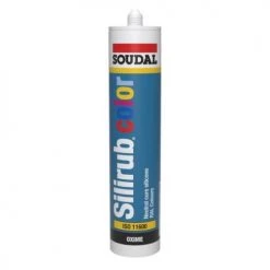 Mastic silicone neutre en couleurs RAL Soudal Silirub Color